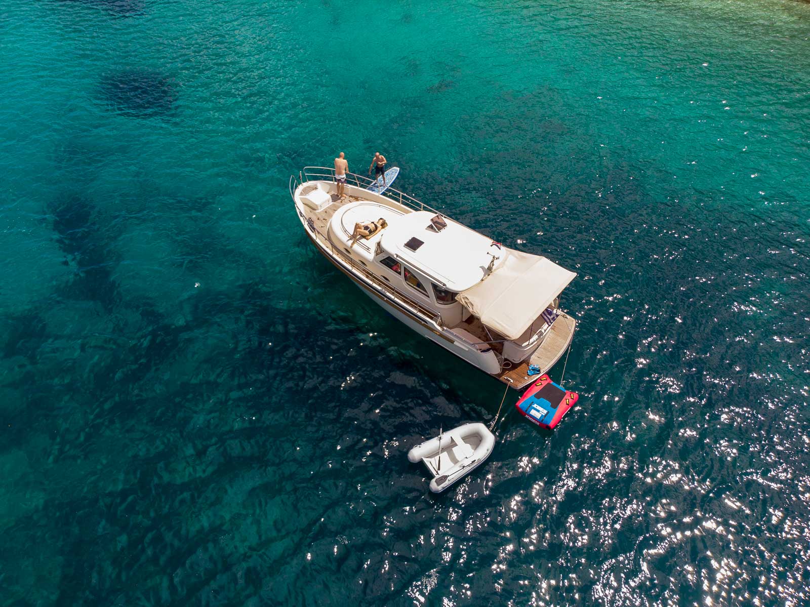 Motorboot, Corfu, Griekenland